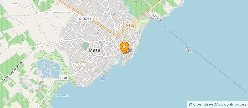 localisation de l'entreprise B.O.R.M à MEZE