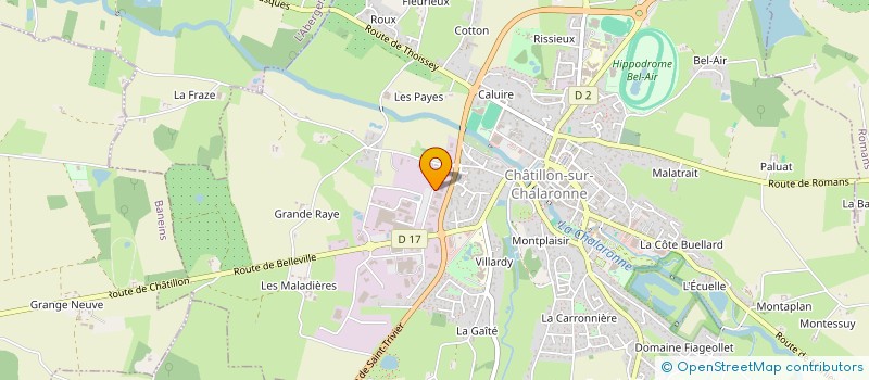 localisation de l'entreprise B.O.S.S  CHATILLON-SUR-CHALARONNE