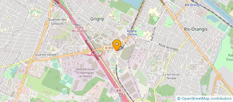 localisation de l'entreprise B.O.Y.H. à GRIGNY