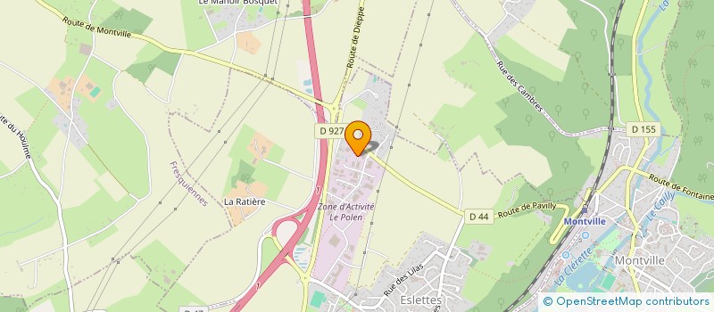 localisation de l'entreprise B-OPEN  ESLETTES