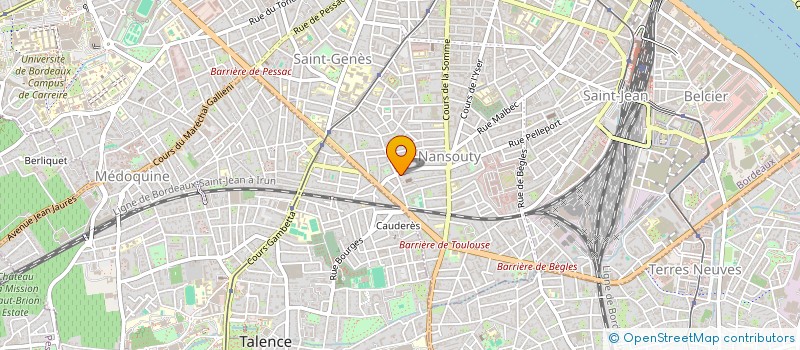 localisation de l'entreprise B.P.A à BORDEAUX