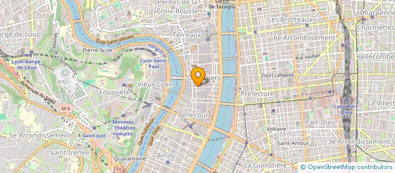 localisation de l'entreprise B.P.A AVOCAT  LYON