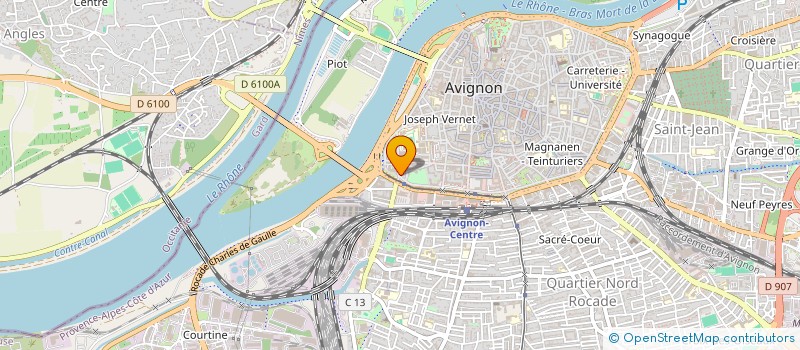 localisation de l'entreprise B.P.B  AVIGNON