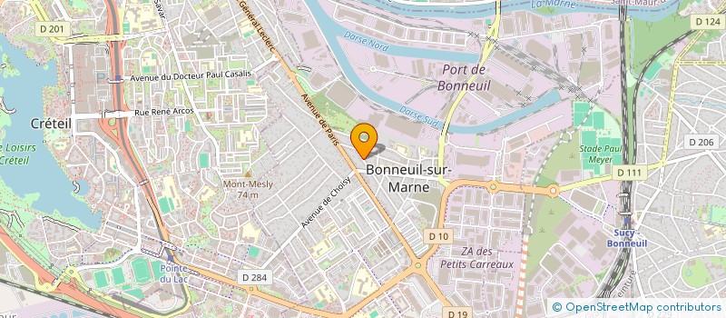 localisation de l'entreprise B.P.B.D. CONSEIL  BONNEUIL-SUR-MARNE