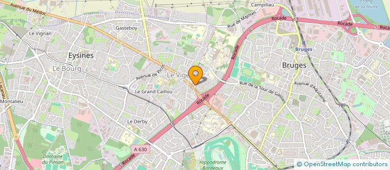 localisation de l'entreprise B.P. BATI  BRUGES