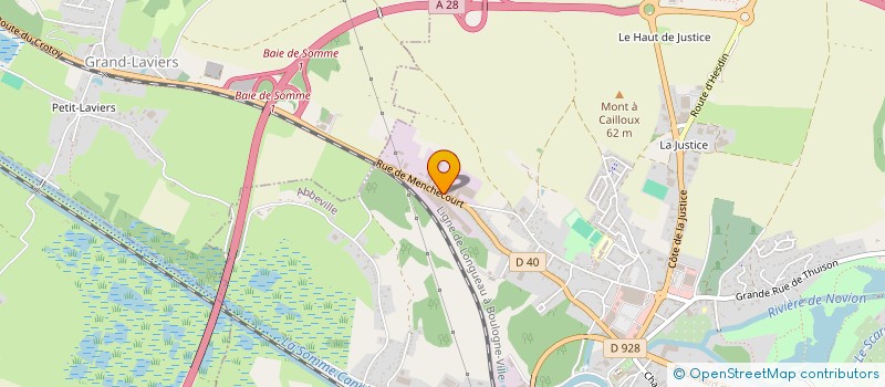 localisation de l'entreprise B.P.C. à ABBEVILLE