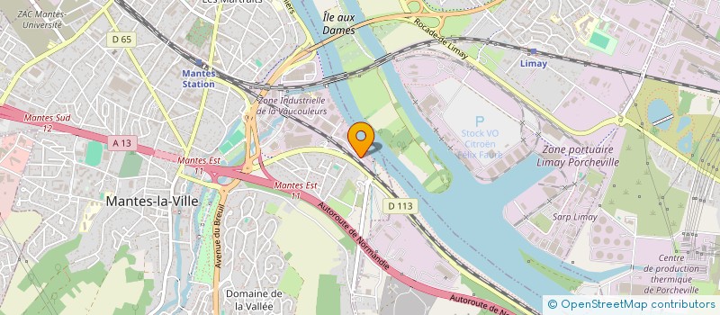 localisation de l'entreprise B.P.C.BAT. à MANTES-LA-VILLE