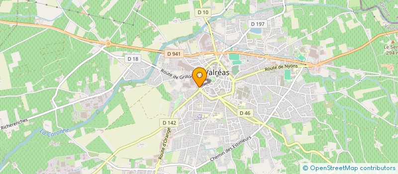 localisation de l'entreprise B.P.C. FRERES à VALREAS