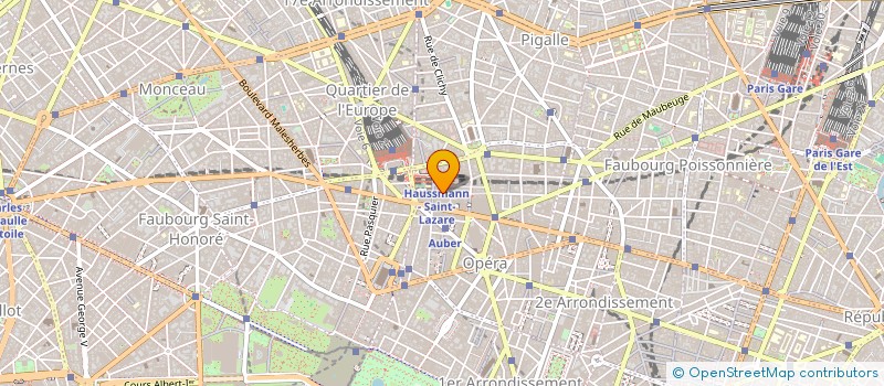 localisation de l'entreprise B.P.C.P à PARIS