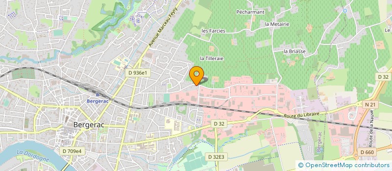 localisation de l'entreprise B.P. CONSULTANT EXPERTISE COMPTABLE à BERGERAC