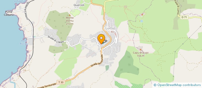 localisation de l'entreprise B.P.G. à LUMIO