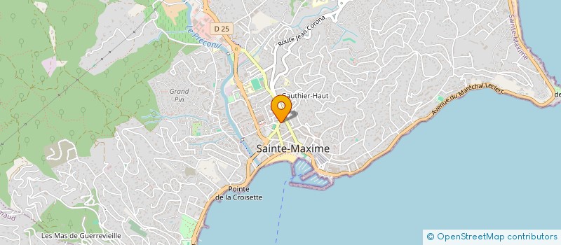 localisation de l'entreprise B.P.L.C. à SAINTE-MAXIME