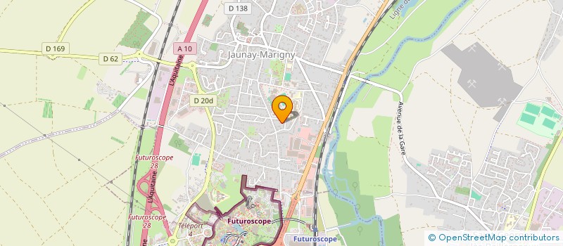 localisation de l'entreprise B.P.L.F  JAUNAY-MARIGNY