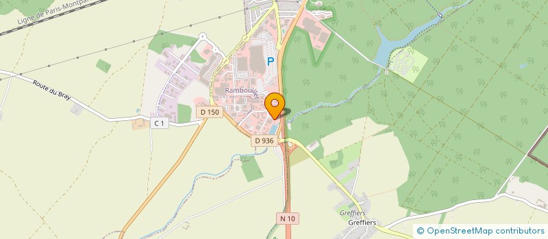 localisation de l'entreprise B P L G à RAMBOUILLET