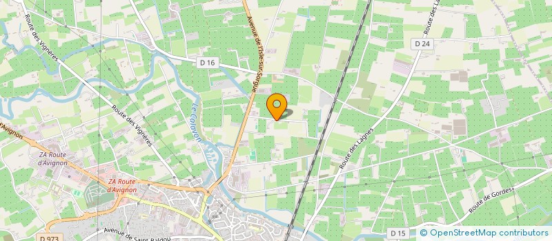 localisation de l'entreprise B.P.L. INVESTISSEMENT  CAVAILLON