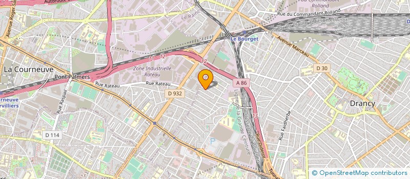 localisation de l'entreprise B P M  DRANCY