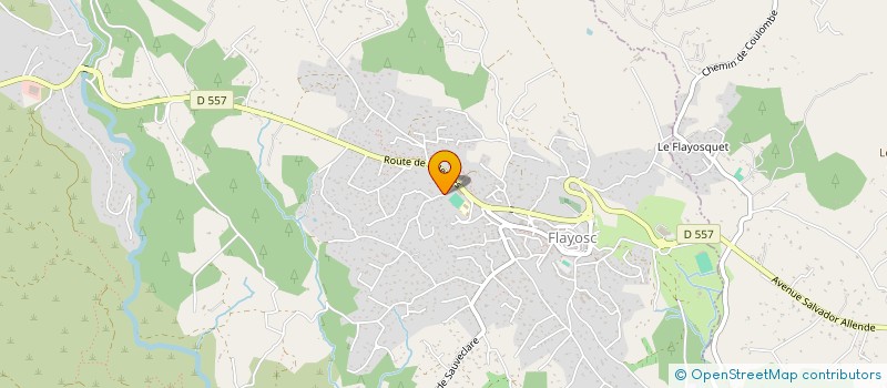 localisation de l'entreprise B.P.M  FLAYOSC