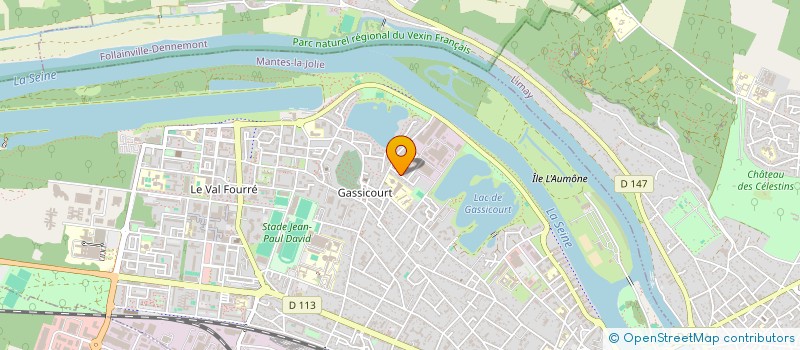 localisation de l'entreprise B P M BOULANGERIE PATISSERIE MODERNE  MANTES-LA-JOLIE