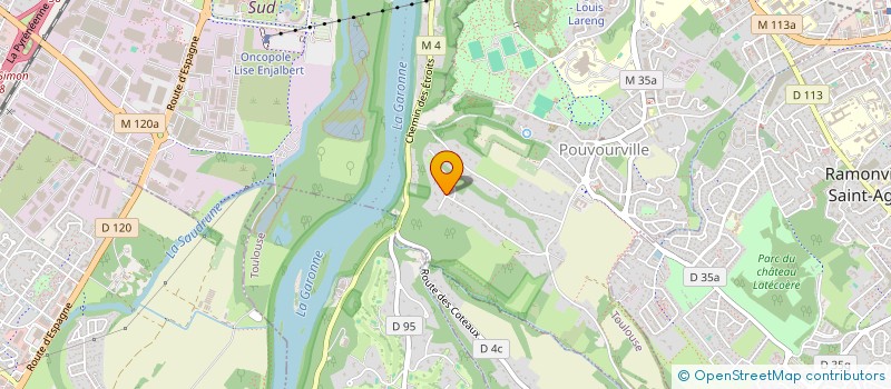 localisation de l'entreprise B.P.M.O.  TOULOUSE