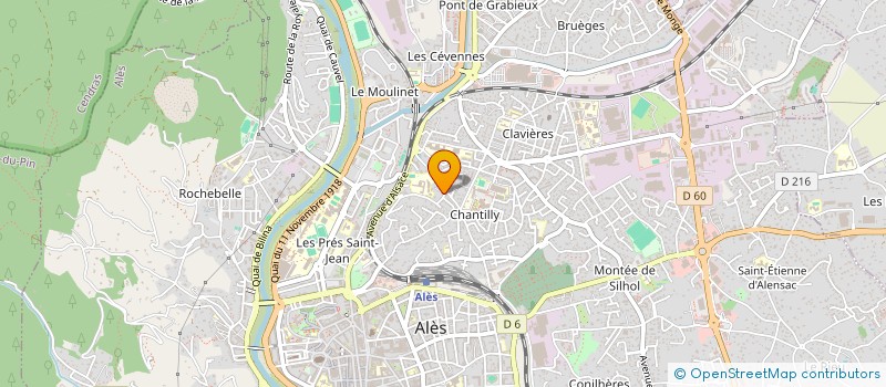 localisation de l'entreprise B.P.P BATI PLAQUE DE PLATRE  ALES