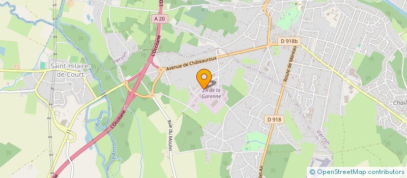 localisation de l'entreprise B.P.R.  MEREAU