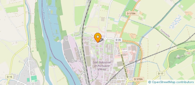 localisation de l'entreprise B.P.R.D. PISCINES  ARLES