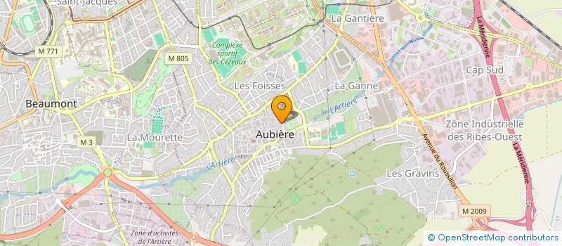 localisation de l'entreprise B.P.R FINITION  AUBIERE