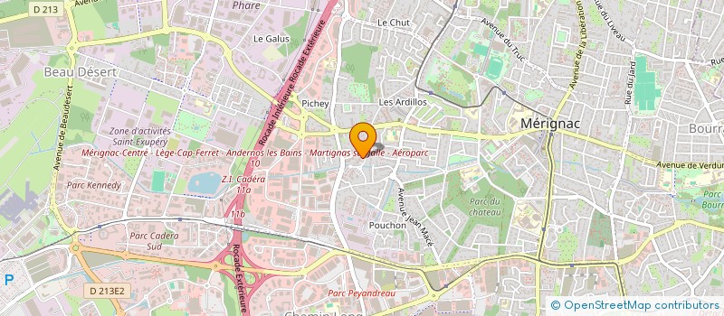 localisation de l'entreprise B&P RENOV  MERIGNAC