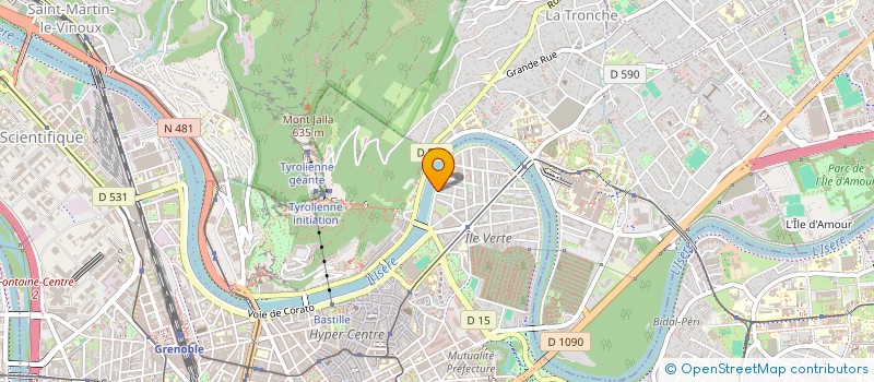 localisation de l'entreprise B.P.S à GRENOBLE