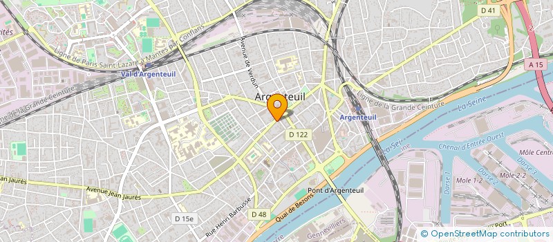 localisation de l'entreprise B.P.S  AU FOURNIL GOURMAND  ARGENTEUIL