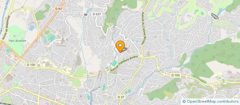 localisation de l'entreprise B.P. SANTE  SAINT-RAPHAEL