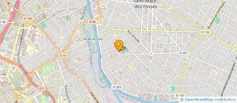 localisation de l'entreprise B.P.V.L à SAINT-MAUR-DES-FOSSES