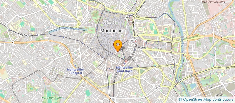 localisation de l'entreprise B.P VERDUN à MONTPELLIER