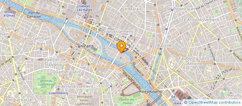 localisation de l'entreprise B PARTNERS à PARIS
