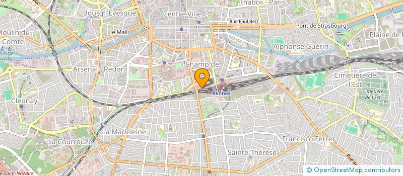 localisation de l'entreprise B. PARTNERS  RENNES