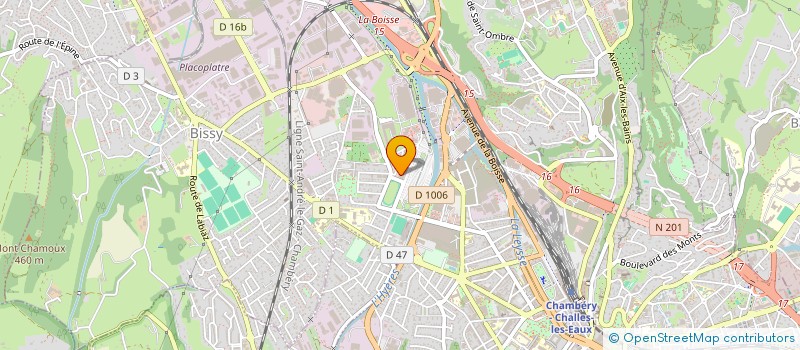 localisation de l'entreprise B-PHARMA LABORATOIRES à CHAMBERY