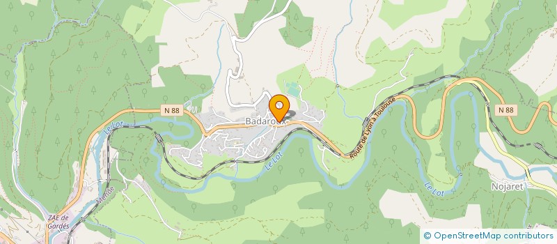 localisation de l'entreprise B PHYSIO  BADAROUX