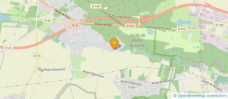 localisation de l'entreprise B. PLOMBERIE- ASSAINISSEMENT à MELUN