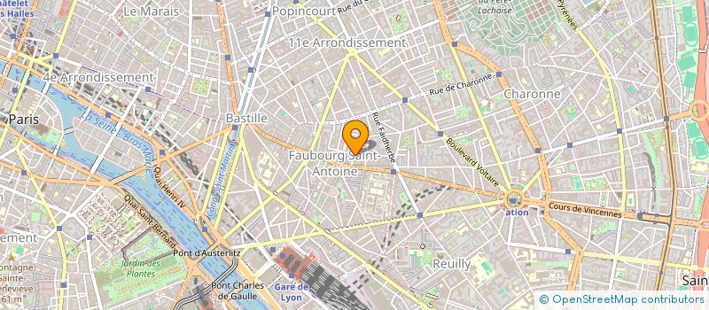 localisation de l'entreprise B PLUS B  PARIS
