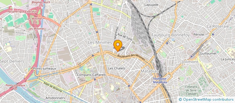 localisation de l'entreprise B POSE 31. VITRAGE  TOULOUSE