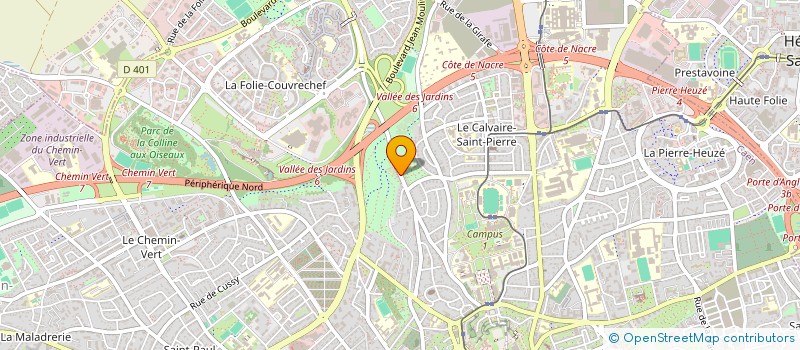 localisation de l'entreprise B POSE à CAEN