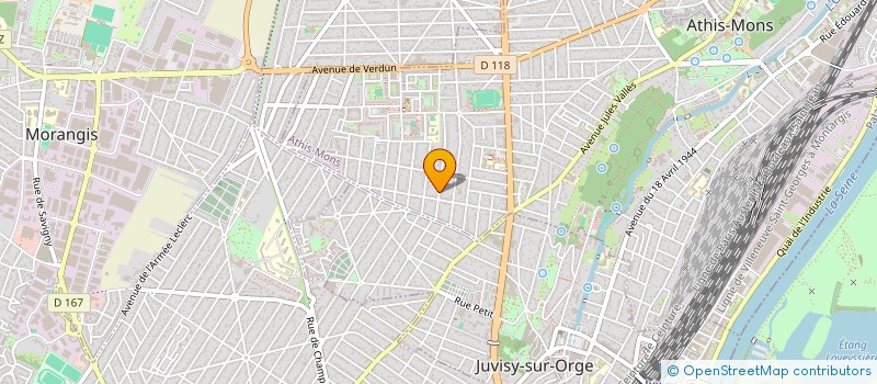 localisation de l'entreprise B-PRO à ATHIS-MONS