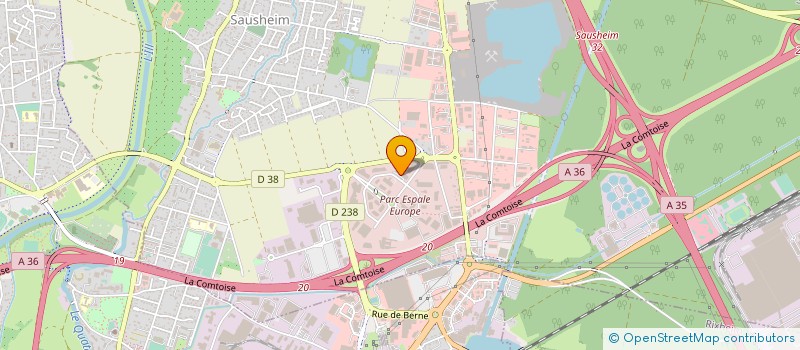 localisation de l'entreprise B.PRO FRANCE à SAUSHEIM