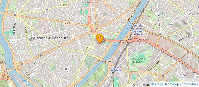 localisation de l'entreprise B PROD EDITING à BOULOGNE-BILLANCOURT