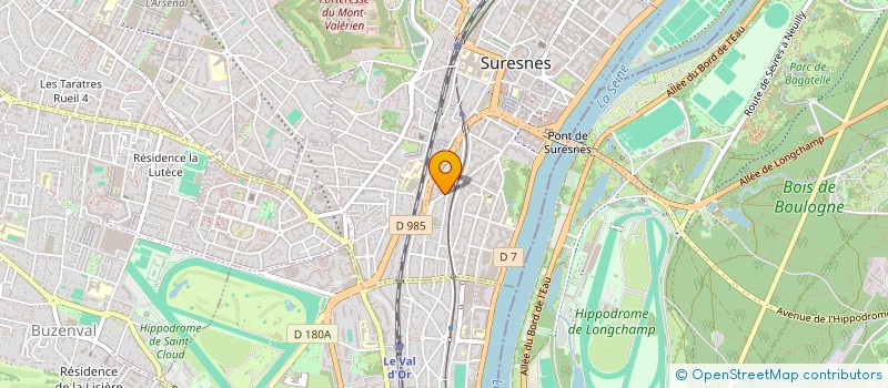 localisation de l'entreprise B.PRODUCTIONS à SURESNES