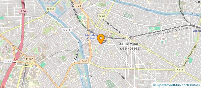 localisation de l'entreprise B PROJETS à SAINT-MAUR-DES-FOSSES