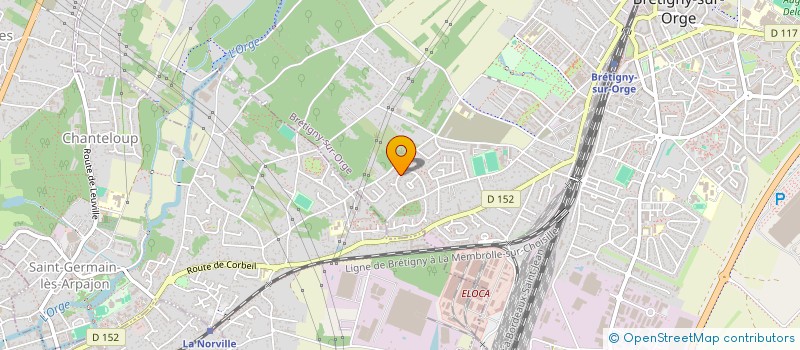 localisation de l'entreprise B PROMOTION à BRETIGNY-SUR-ORGE