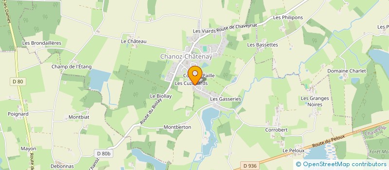 localisation de l'entreprise B PROTECT à CHANOZ-CHATENAY