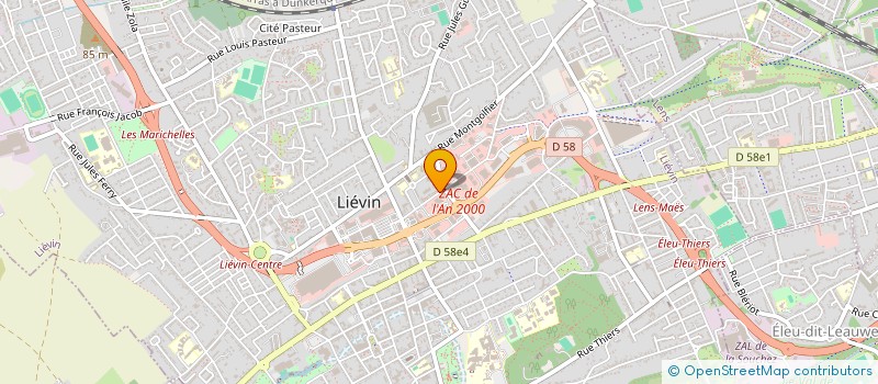 localisation de l'entreprise B&Q DISTRIBUTION à LIEVIN