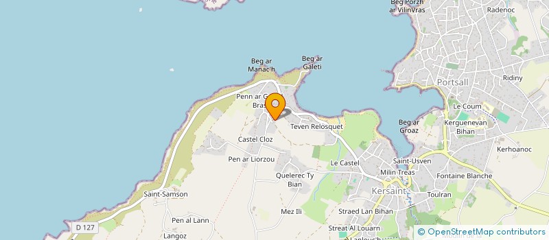 localisation de l'entreprise B.QUEMENER ENTRETIEN DE JARDINS  LANDUNVEZ